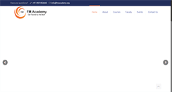 Desktop Screenshot of fmacademy.org
